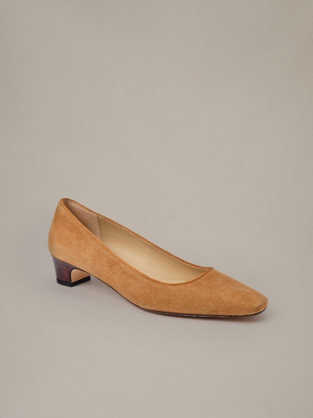 J McLaughlin Josie Suede Pumps - Cognac NEW